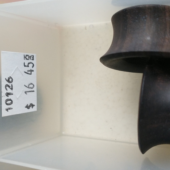 7/8 inch hand carved ebony wood tunnel flares new - Picture 5 of 5